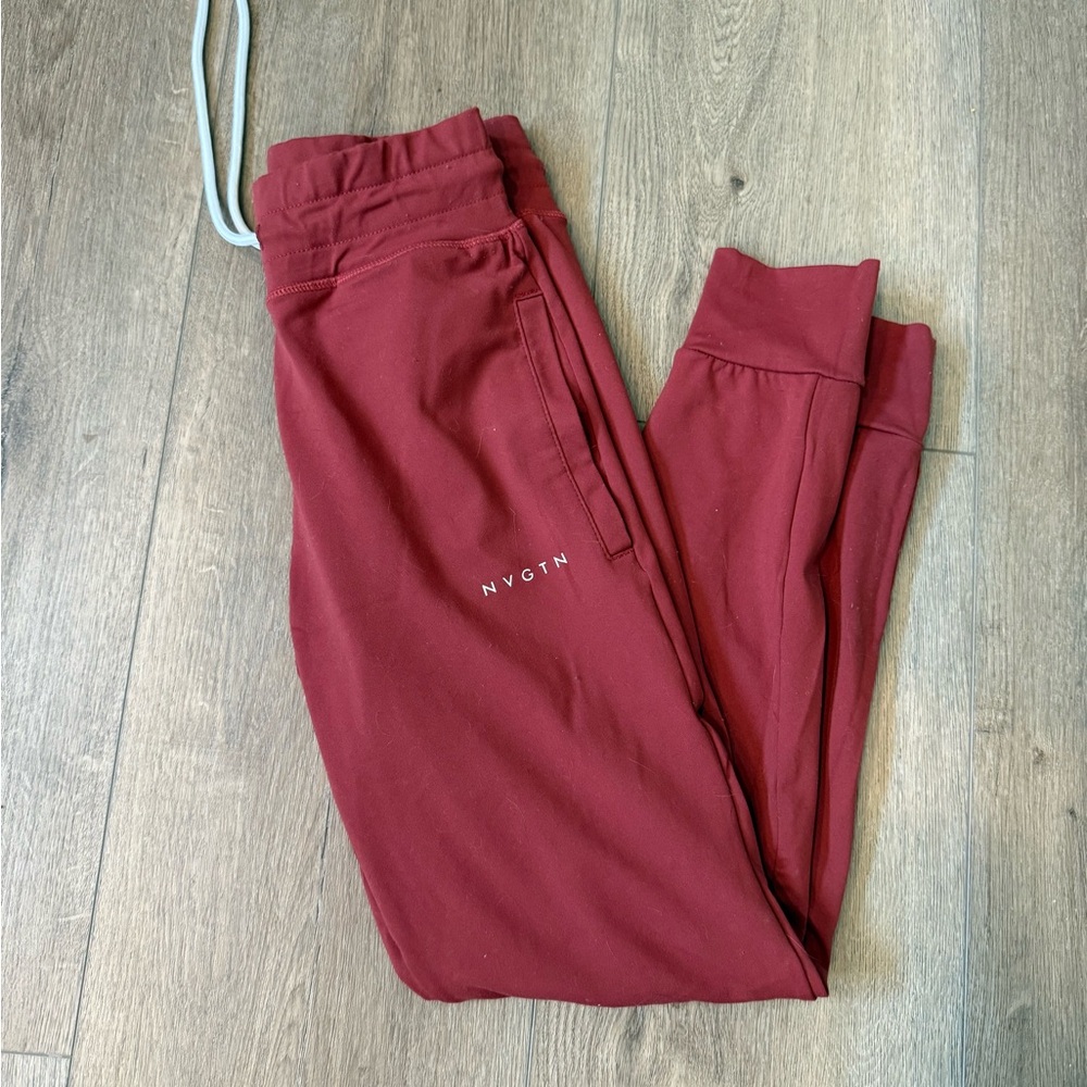 NVGTN Burgundy Joggers